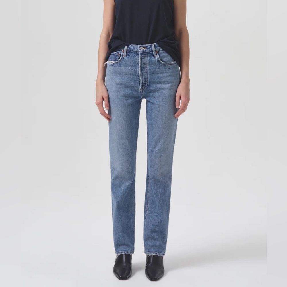 AGOLDE high rise slim jeans (size 25)